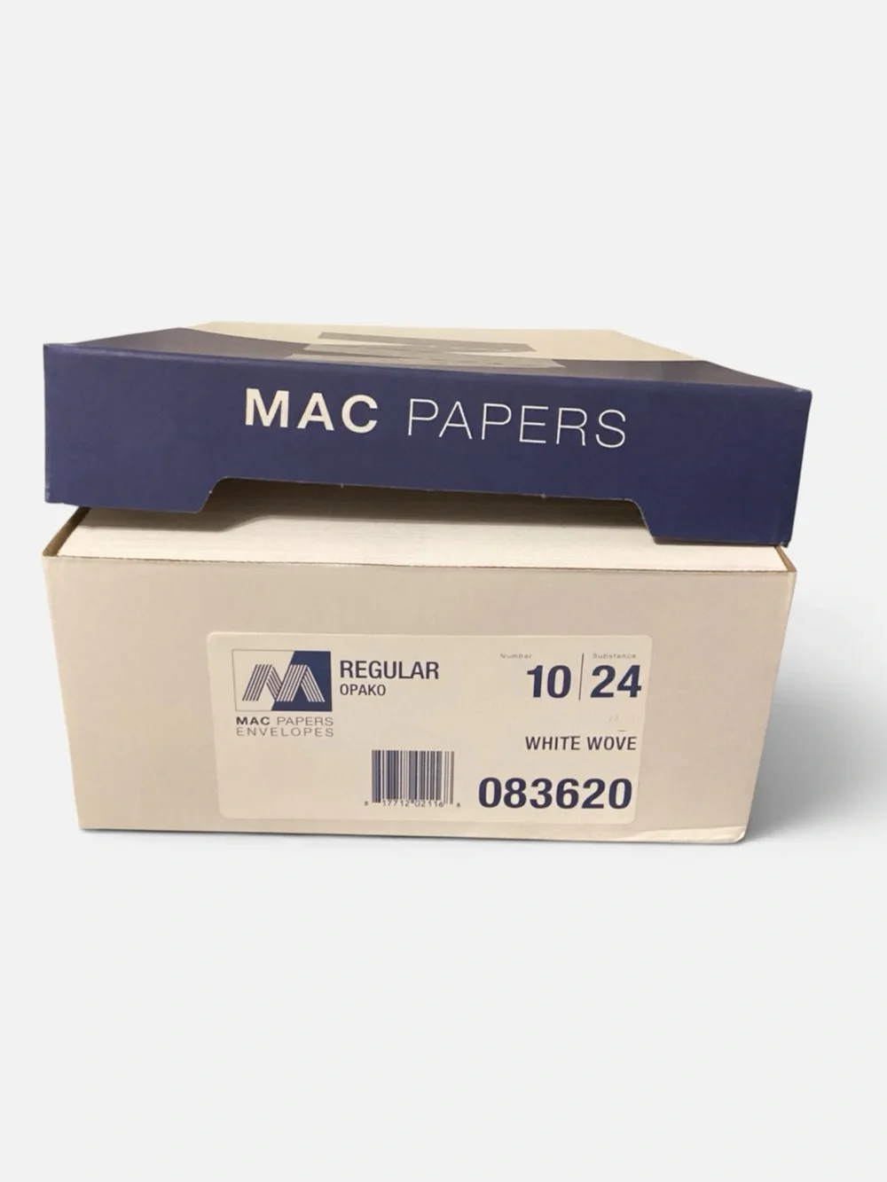 #10 Security Envelopes MAC Papers 24 lb White Wove Opaque 225+ Count